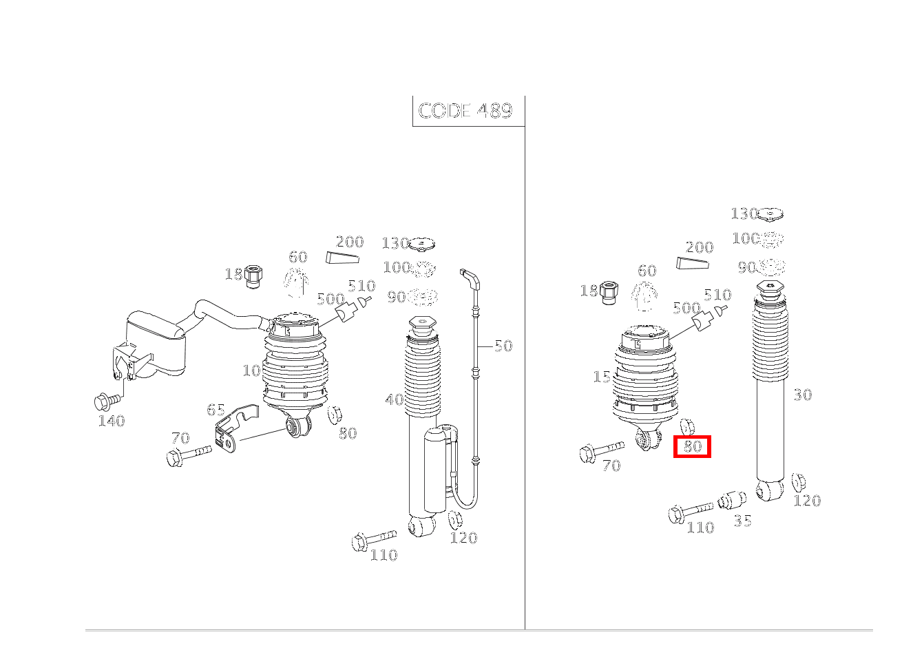 Mutter M14X1.5 E 280 CDI T-Modell 213