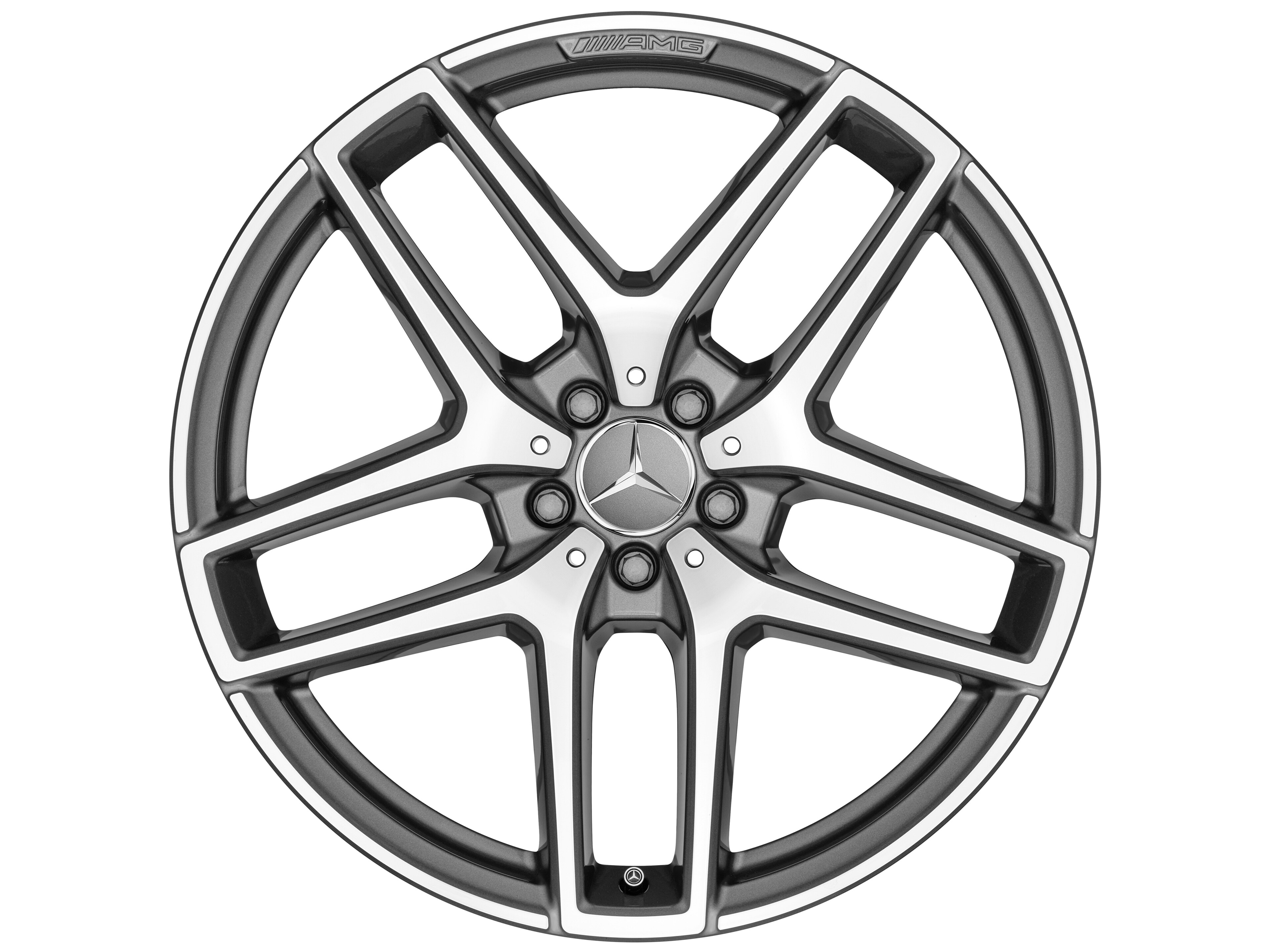 Mercedes-Benz - AMG 5-Doppelspeichen-Rad, 48,3 cm (19 Zoll) AMG 5-Doppelspeichen-Rad, 48,3 cm (19 Zoll)