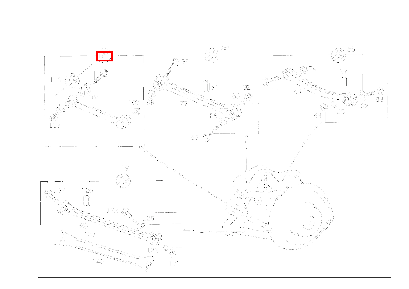 TEILESATZ SPURSTANGE TEILESATZ CLK 55 AMG CABR. 208 TEILESATZ SPURSTANGE TEILESATZ CLK 55 AMG CABR. 208