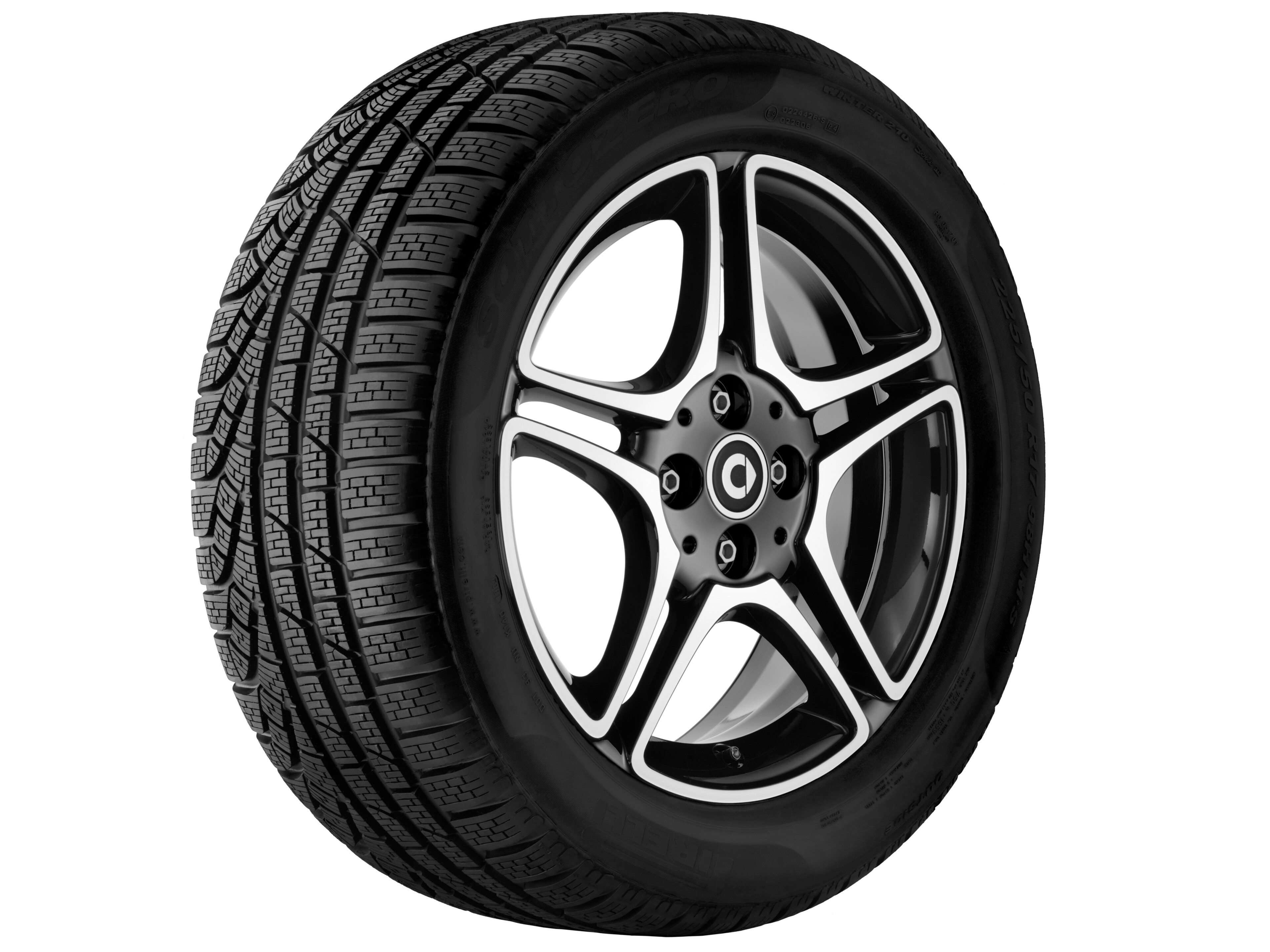 5-Doppelspeichen-Rad, 40,6 cm (16 Zoll), glan