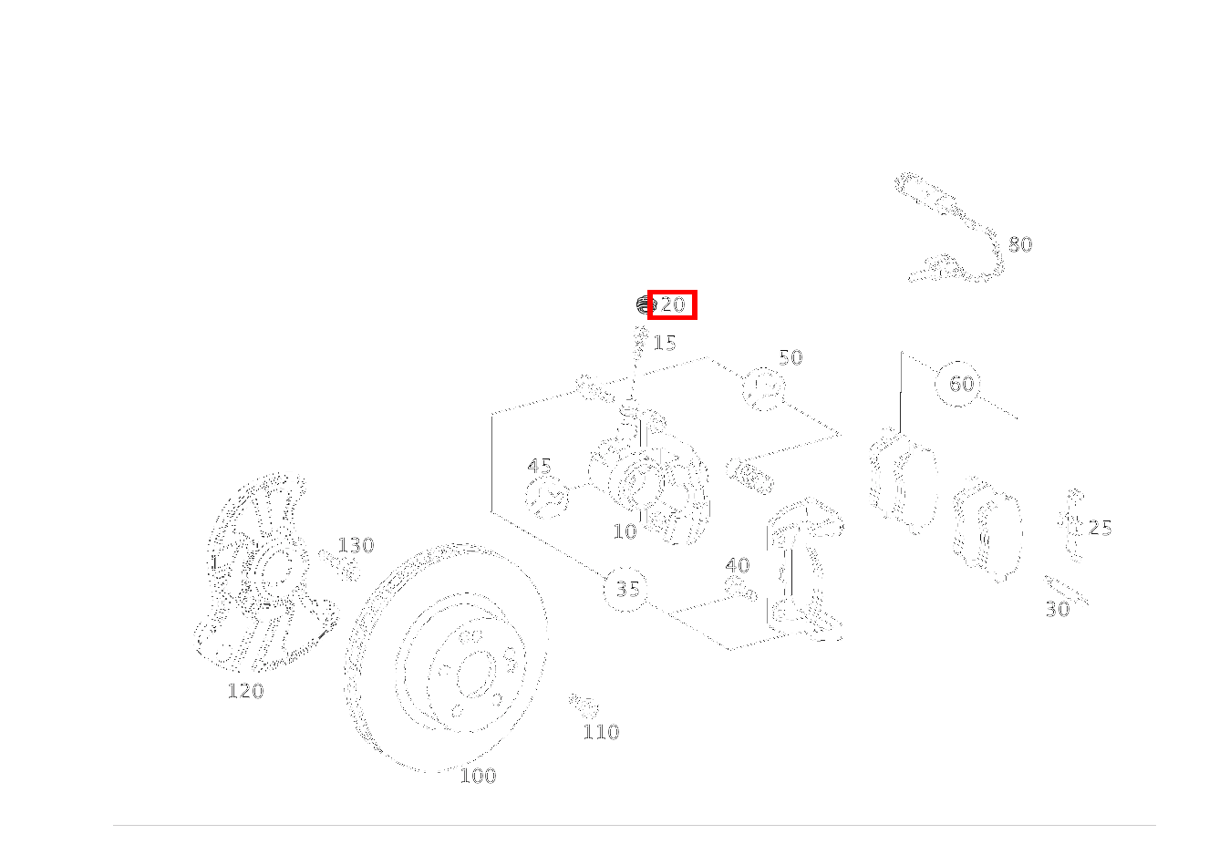Kappe Teilesatz, ohne Verschleißfühler C 220 d T-Modell 205 Kappe Teilesatz, ohne Verschleißfühler C 220 d T-Modell 205