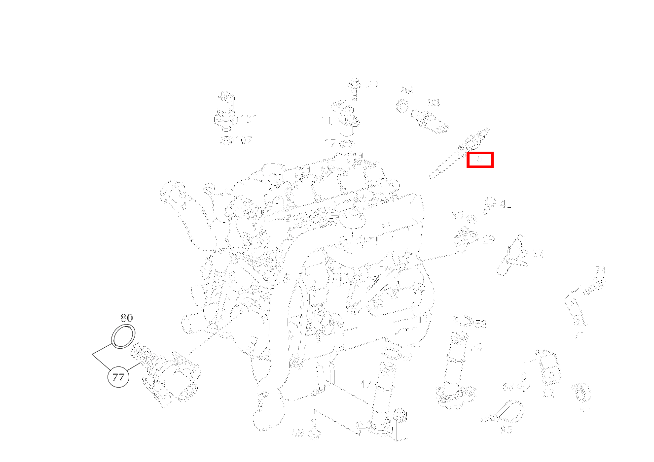 STABGLUEHKERZE C 200 T CDI 202