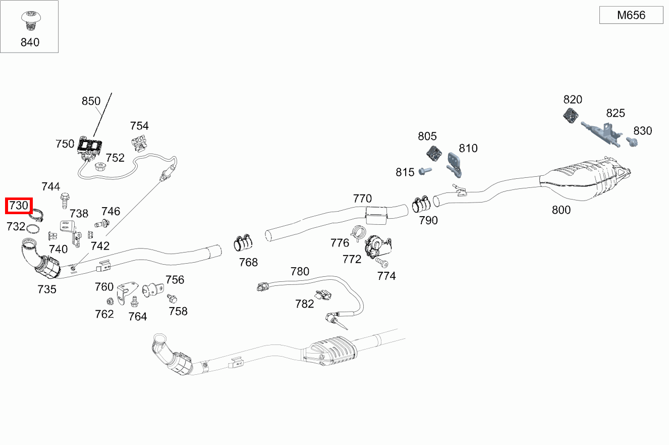 Rohrschelle Abgasanlage BEFESTIGUNG ABGASLEITUNG E 400 d 4MATIC T-Modell All-Terrain 213