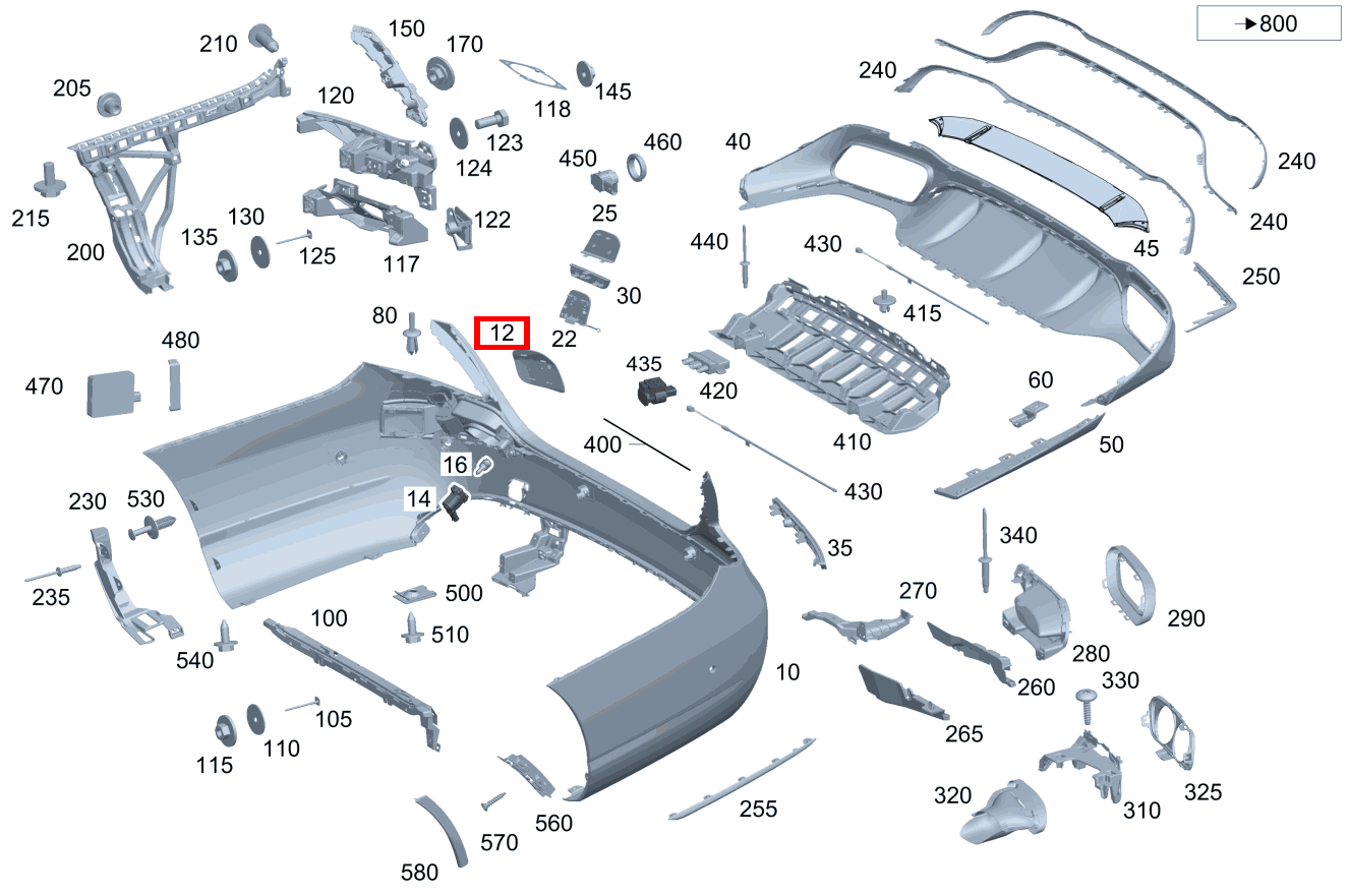 Abdeckklappe LADESTECKDOSE E 300 e Limousine 213