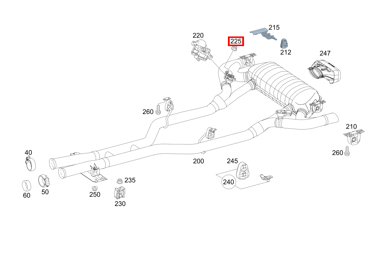 Mutter BEFESTIGUNG AKTUATOR, LINKS UND RECHTS; M5 Mercedes-AMG GT Roadster 190