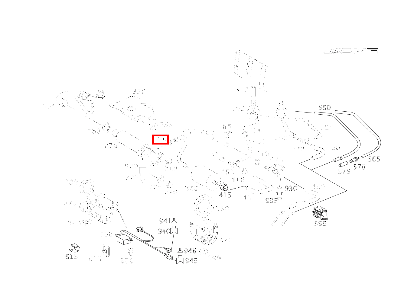 Schlauchschelle SCHLAUCH AN KRAFTSTOFFPUMPE; 13-14.5 MM SL 65 AMG Roadster BCA 230