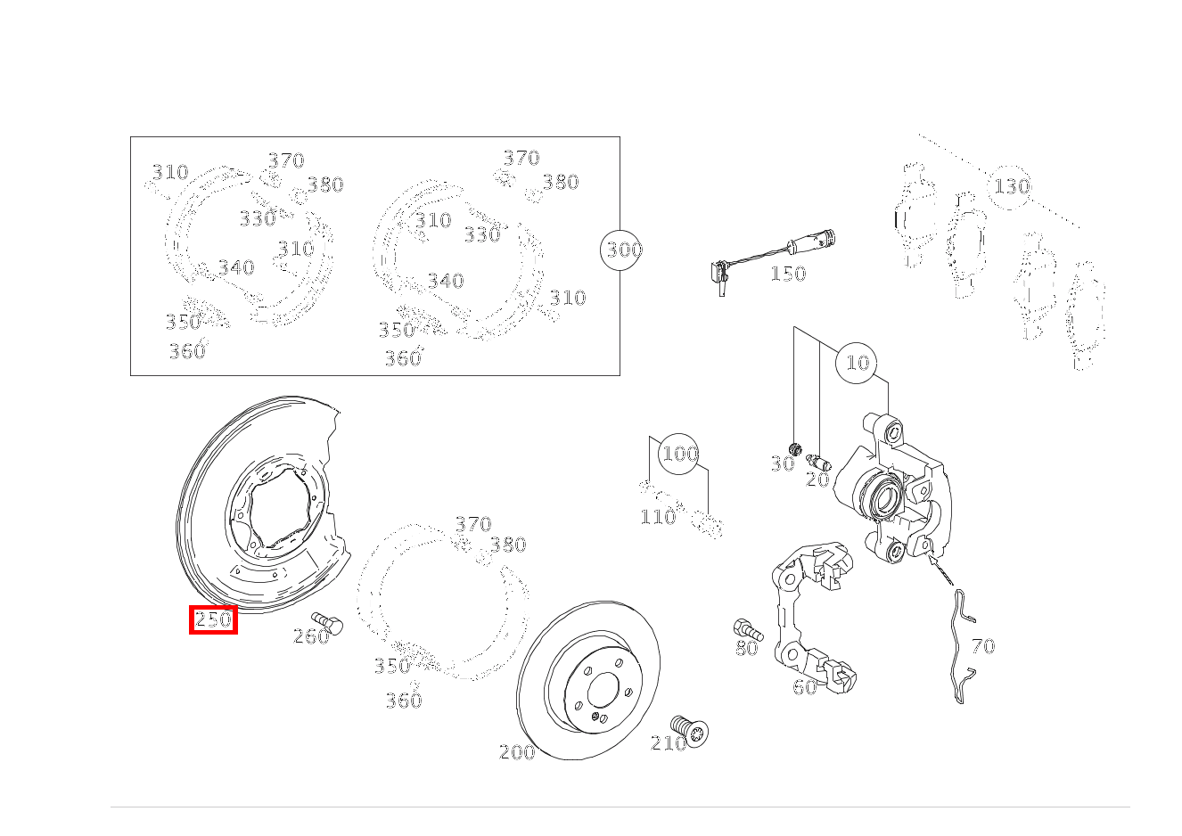 Schutzblech RECHTS E 500/550 CABR. 207