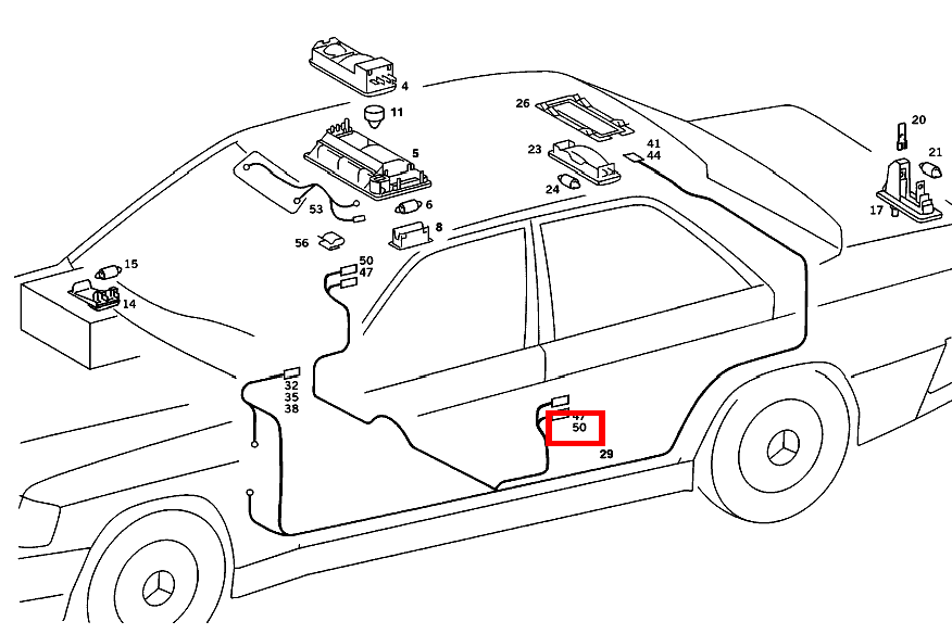 ISOLIERHUELSE TO 000 546 43 40 190 D 2.5 Turbo 201