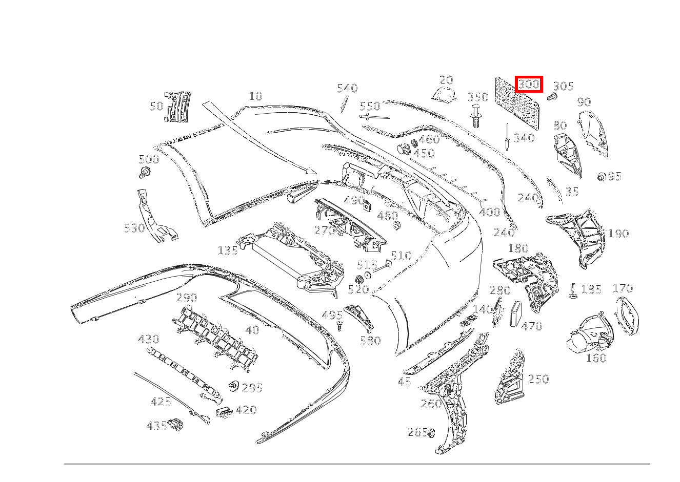 Befestigungsplatte Kennzeichen Mercedes-AMG E 53 4MATIC+ Cabriolet 238 Befestigungsplatte Kennzeichen Mercedes-AMG E 53 4MATIC+ Cabriolet 238