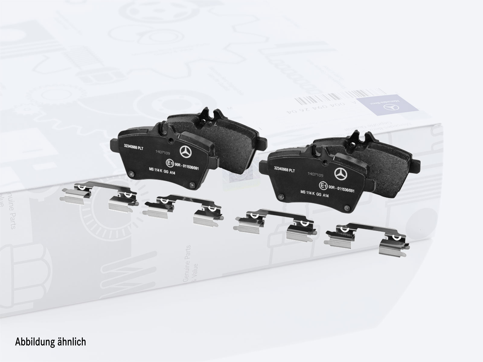 Mercedes-Benz - SCHEIBENBREMSBELAG Teilenummer A0004201006 A0004201006
