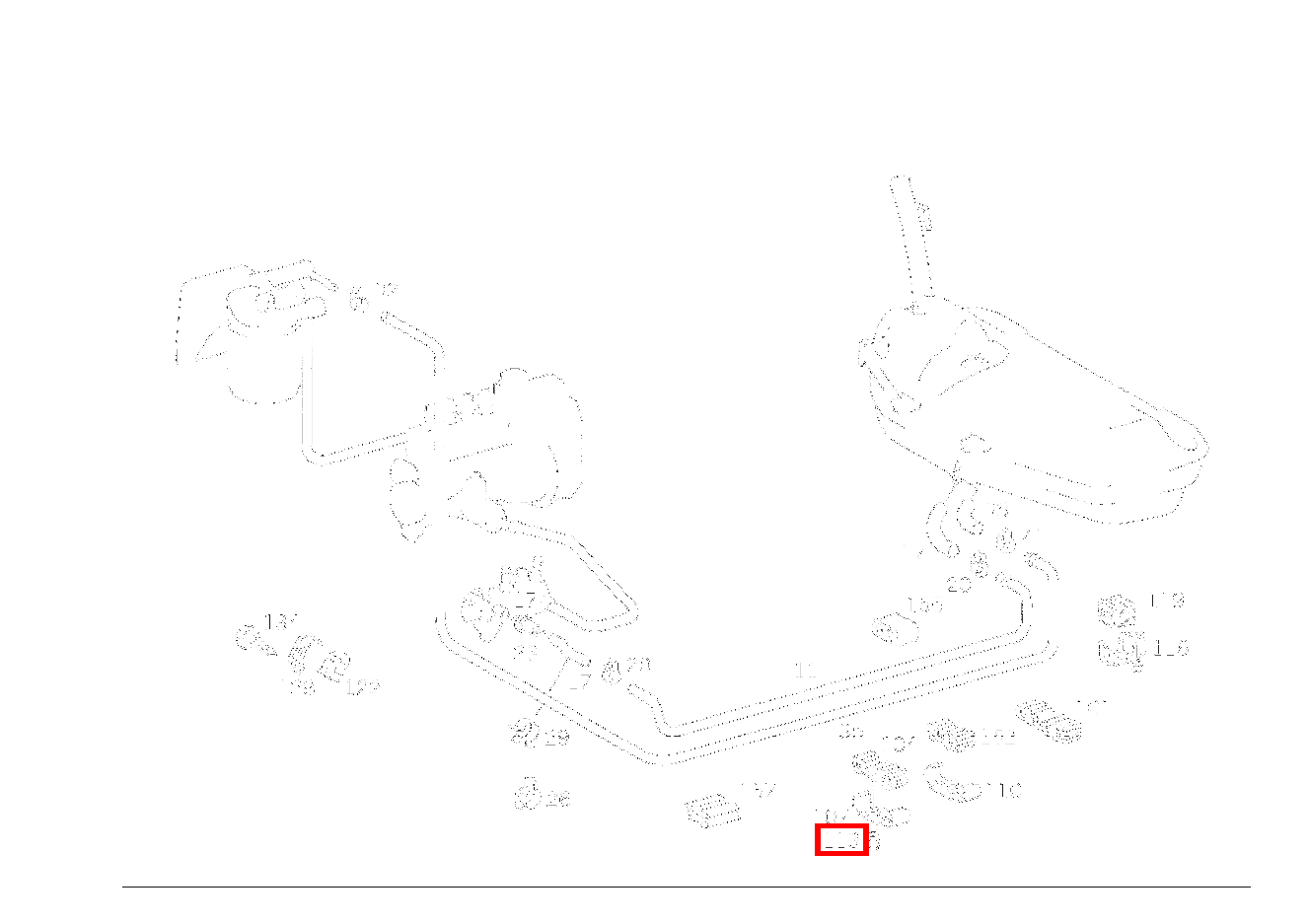 SPANNSTUECK BREMS- UND KRAFTSTOFFLEITUNGEN AN FAHRZEUGBODEN 300TDT/E300DTDT 4M 124