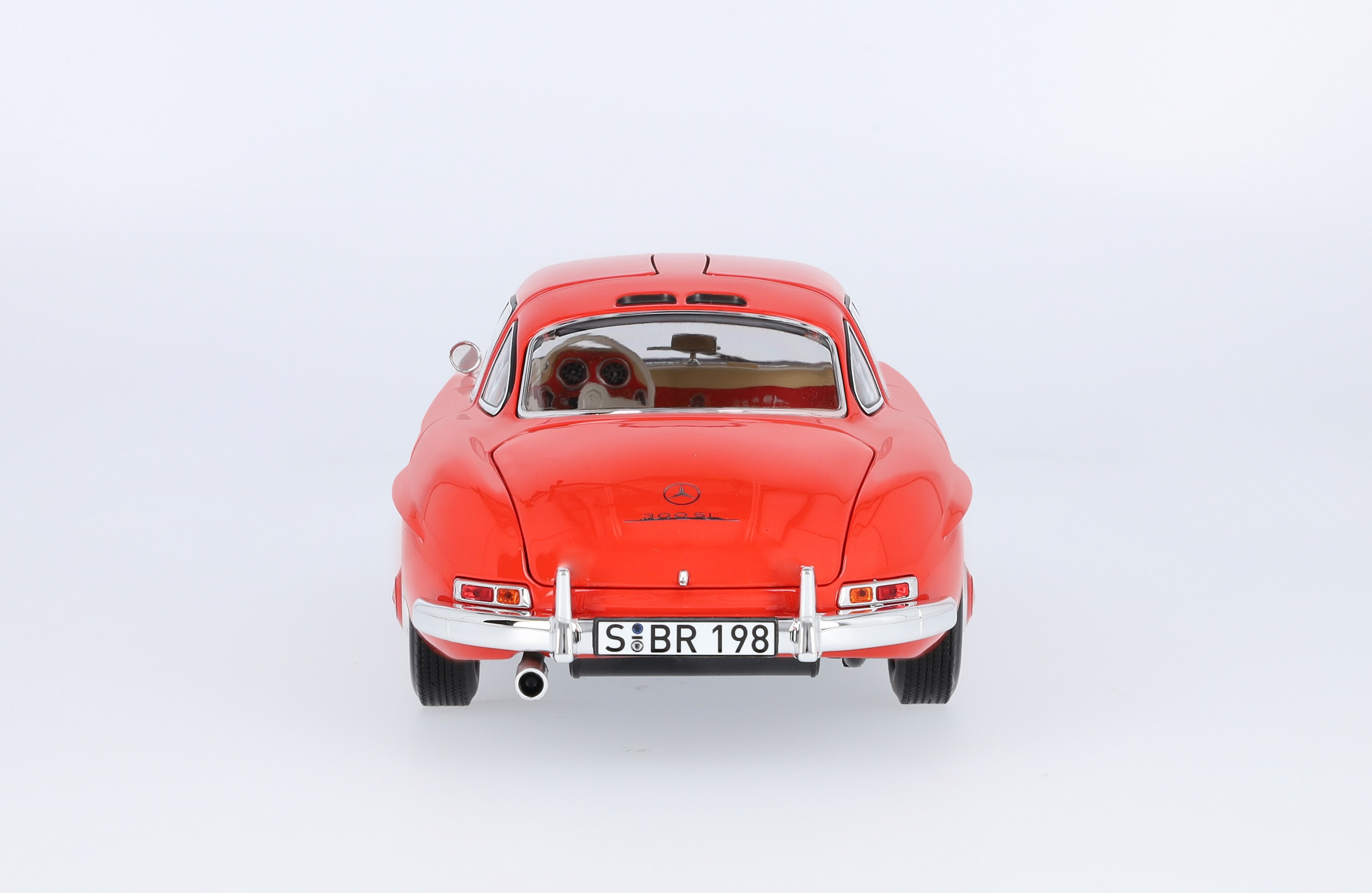 300 SL Coupé (1954-1963) W 198 feuerwehrrot, Norev, 1:18