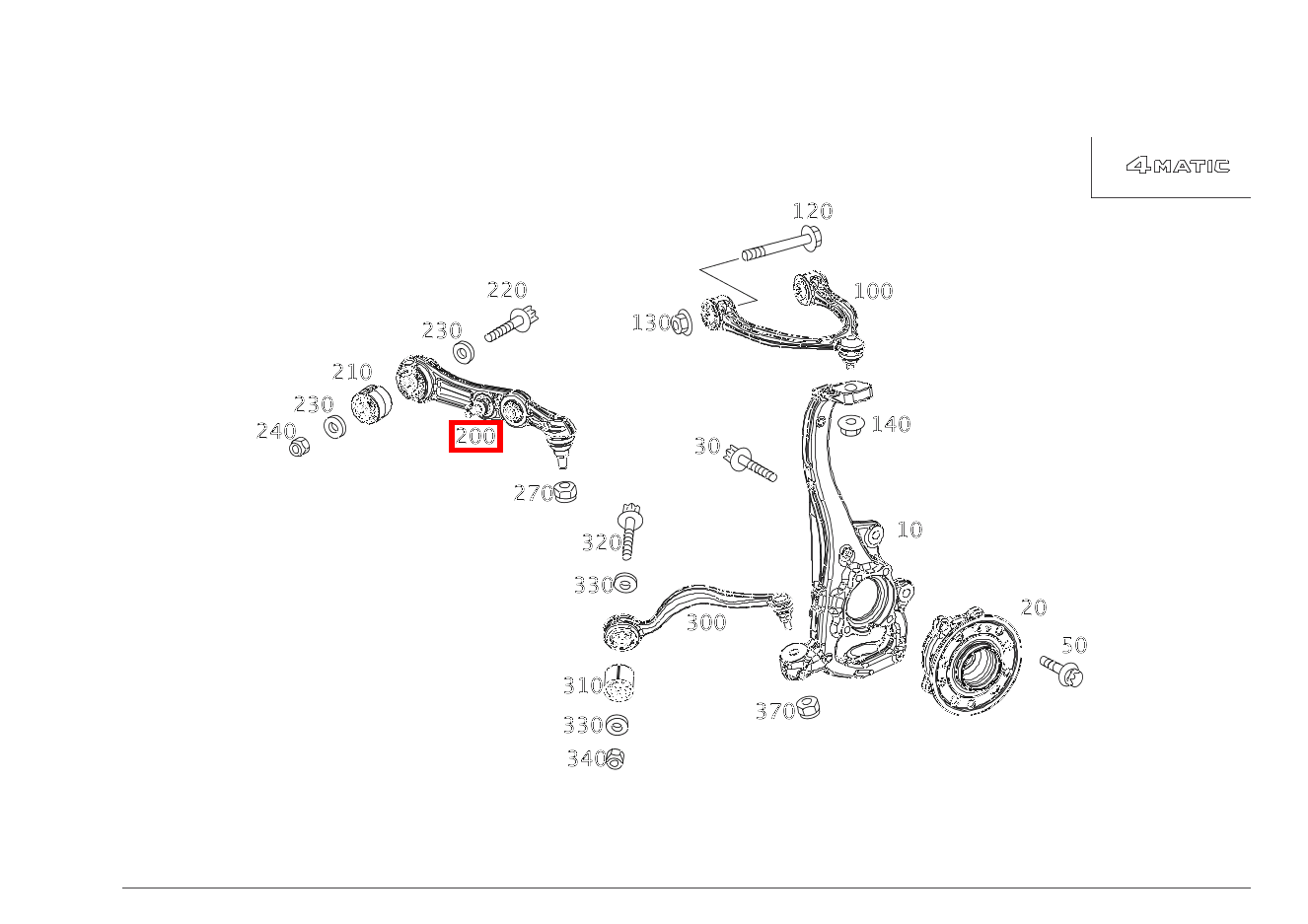 Federlenker Rechts Mercedes-AMG C 43 4MATIC Cabriolet 205