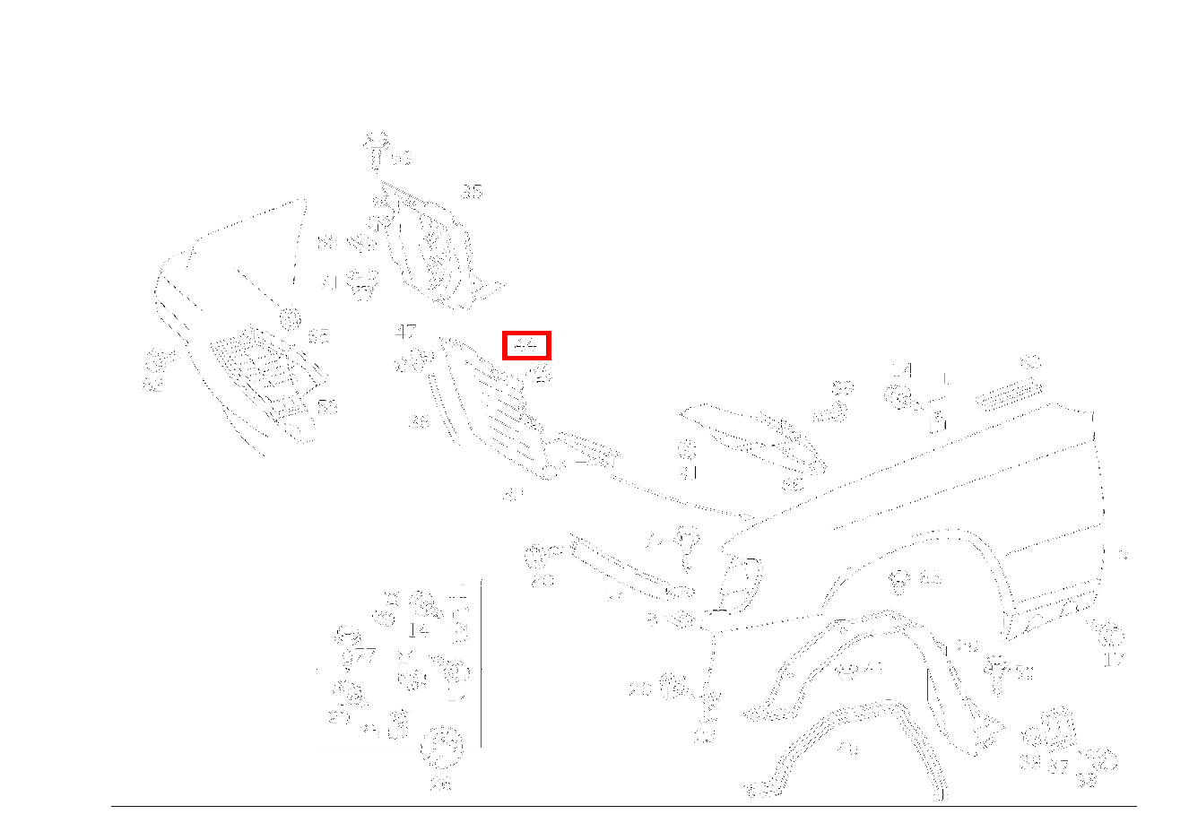 Sechskantmutter BEI SONDER-SIGNALANLAGE 300TDT/E300DTDT 4M 124