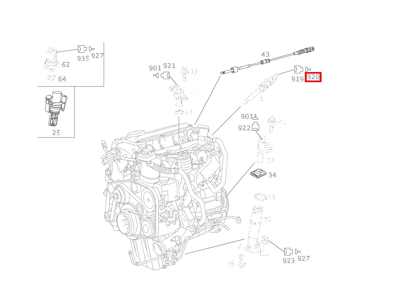 Kontaktbuchse GLUEHKERZE 4.0 MM2;R9; 0.35-4.0 MM2 RK4 906