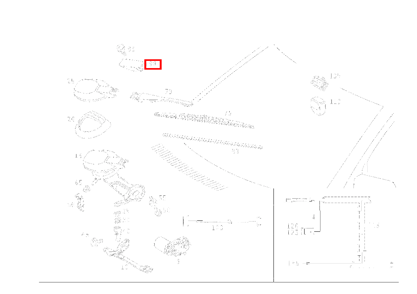 Kappe WISCHERARM E280 210