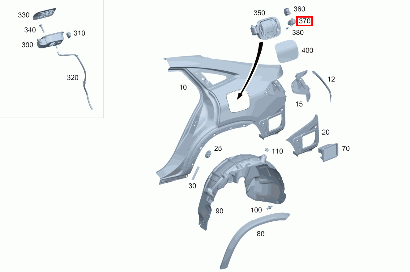 Tastenschalter GLE 350 e 4MATIC Coupé 167