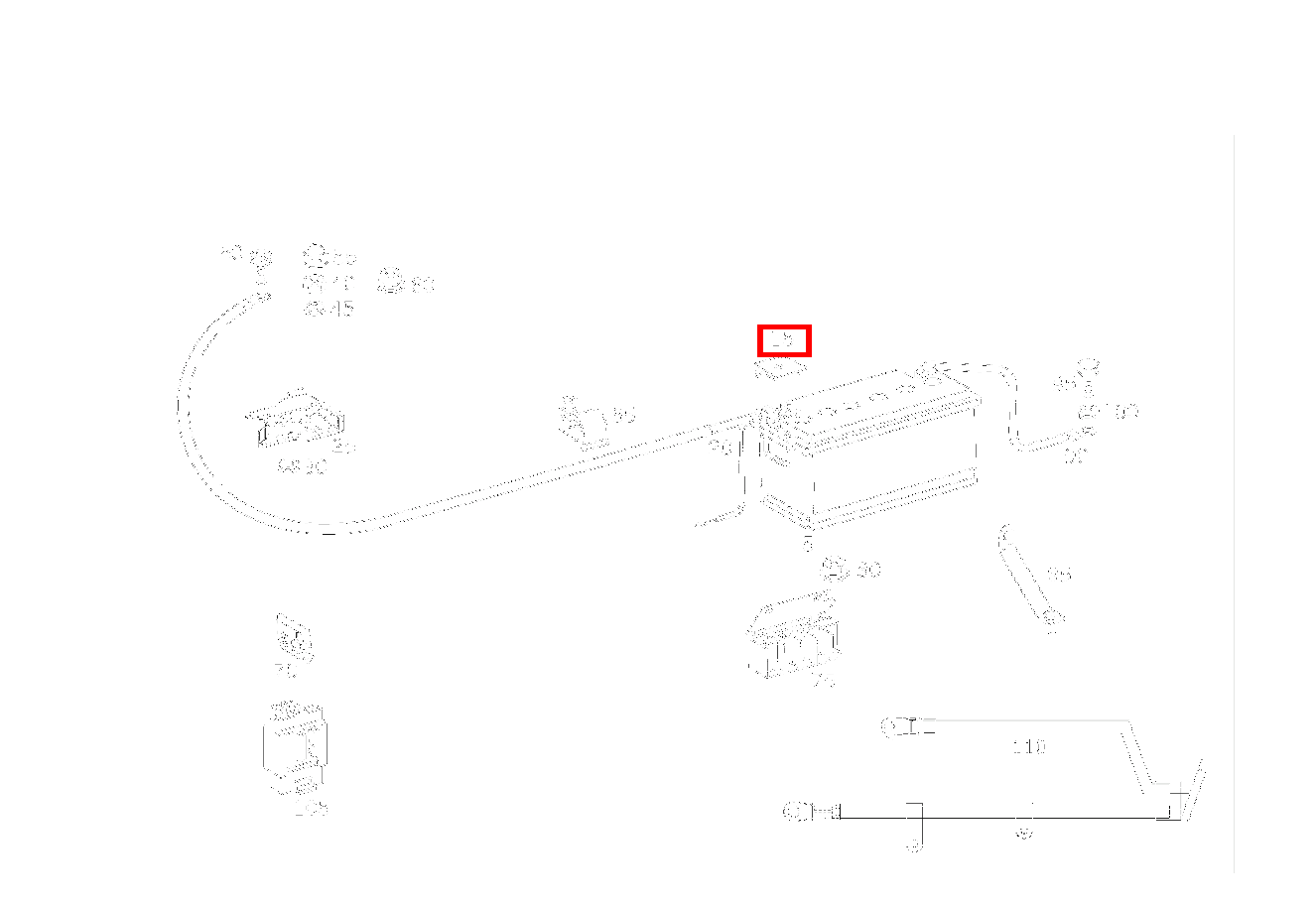 Schutzkappe BATTERIE-PLUSPOL SL 600 Roadster mit Automatik 129 Schutzkappe BATTERIE-PLUSPOL SL 600 Roadster mit Automatik 129
