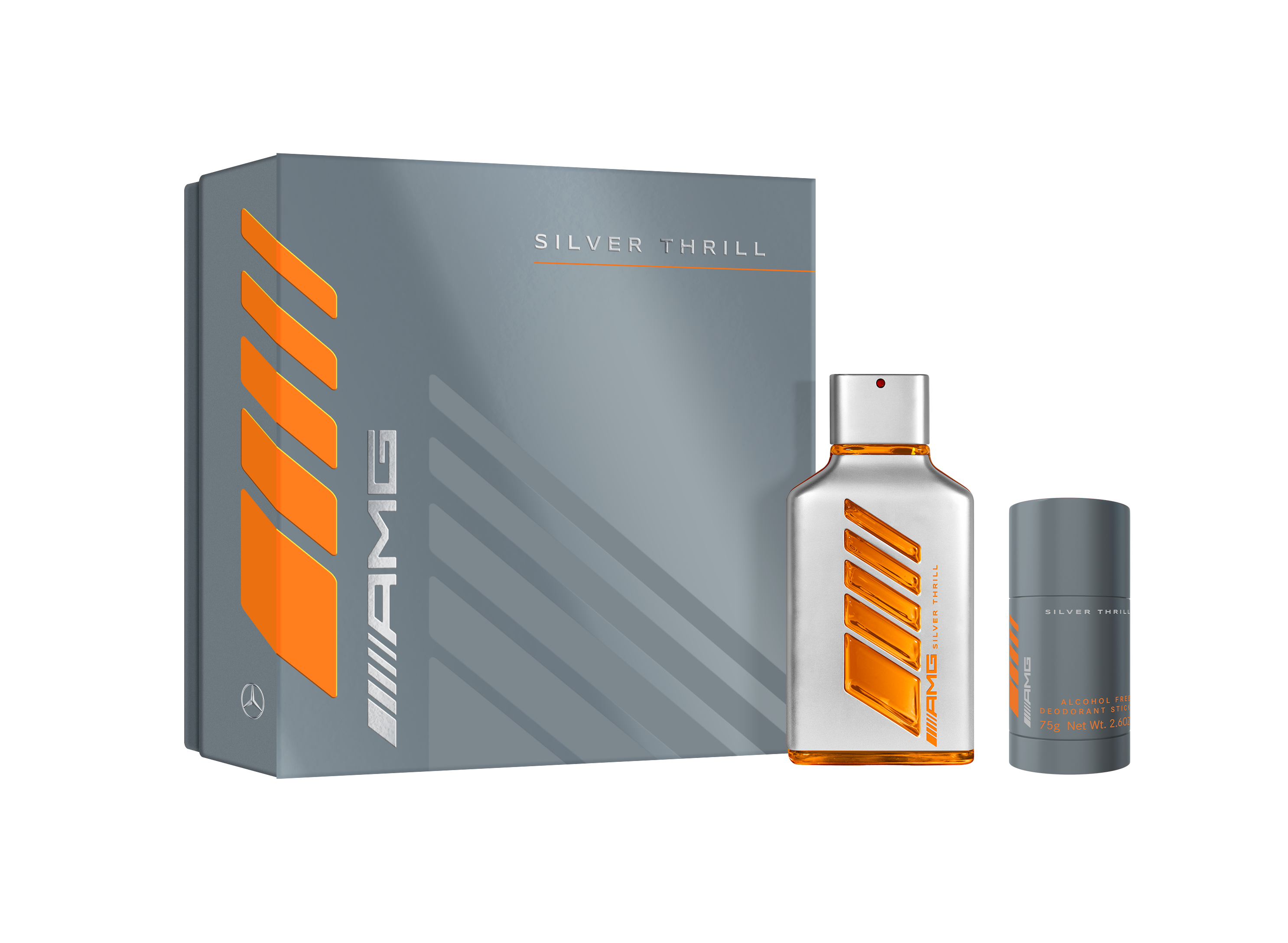 Mercedes-Benz - Geschenkset AMG Silver Thrill, EdP