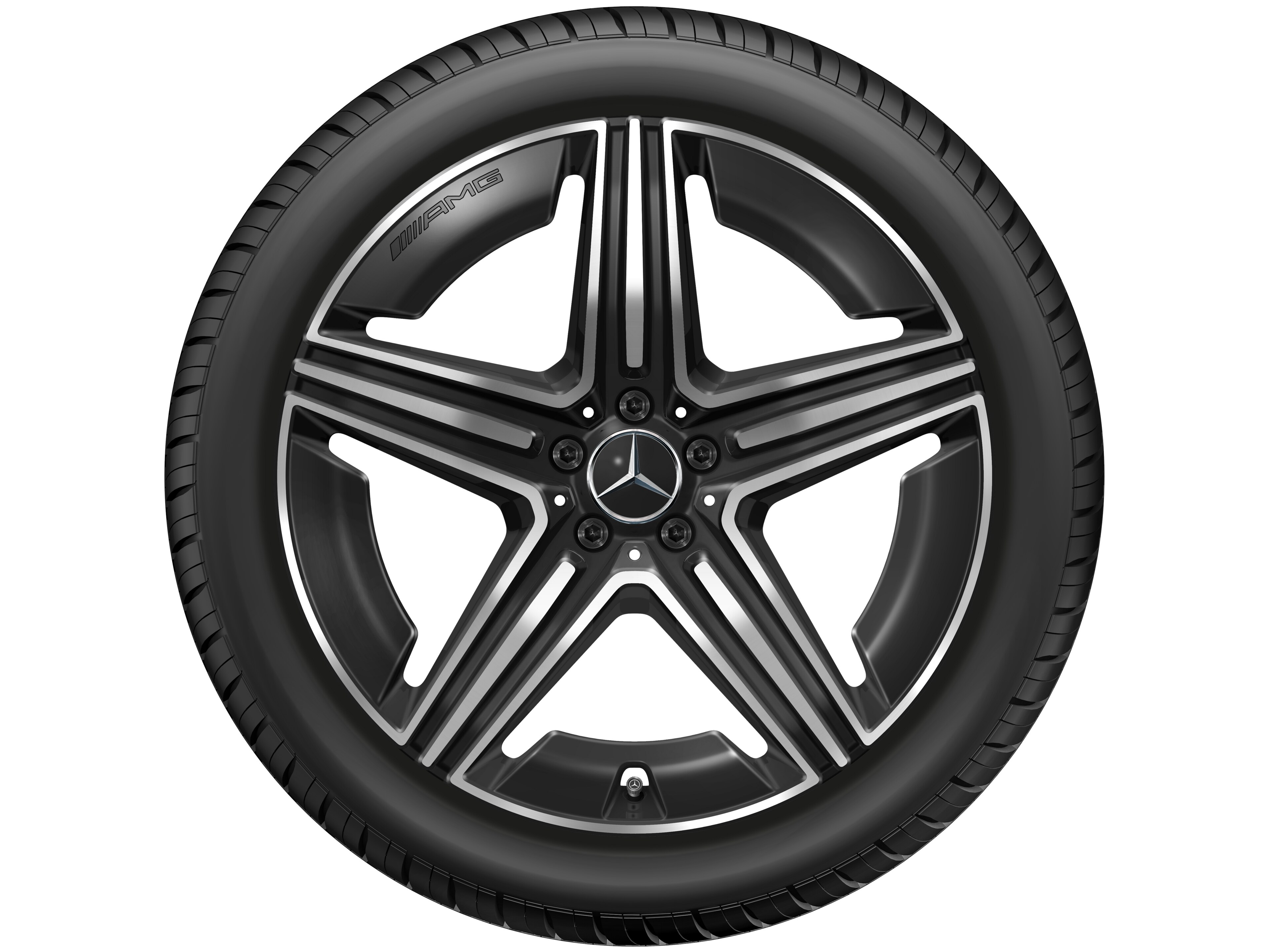 Mercedes-Benz - AMG 5-Doppelspeichen-Rad, 21 Zoll, 11 J x 21 ET 49, schwarz