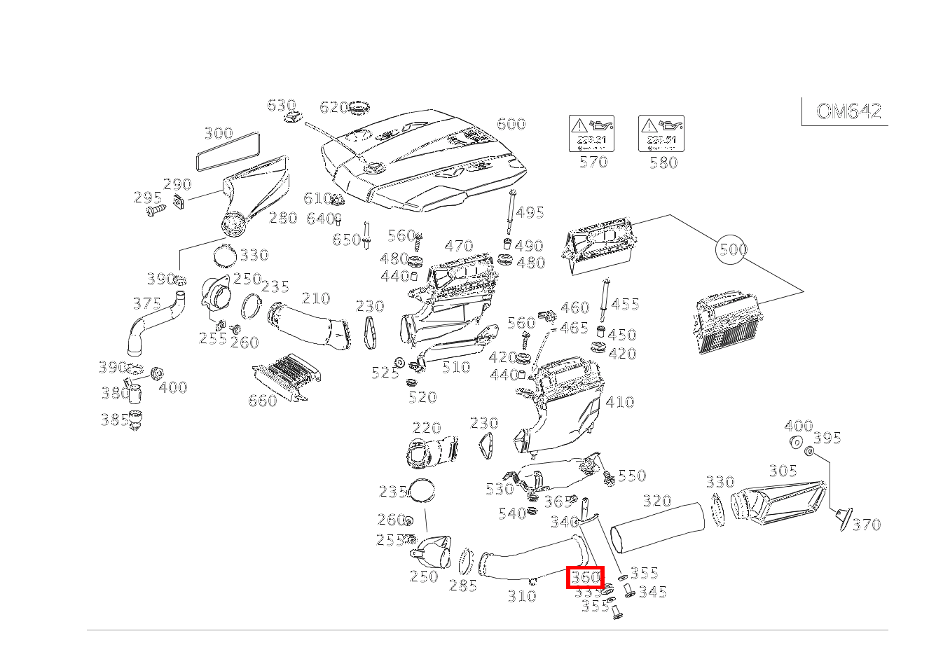 Buchse LINKS, AN RADEINBAU G 500 Off-Roader lang BCA 463