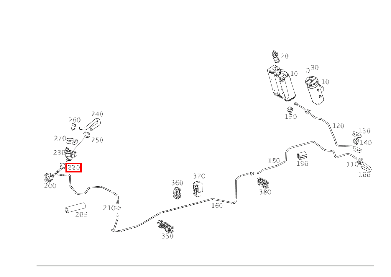 Schlauchschelle SCHLAUCH AN REGENERIERVENTIL; 13-14.5 MM SLS AMG GT Roadster Final Edition 197