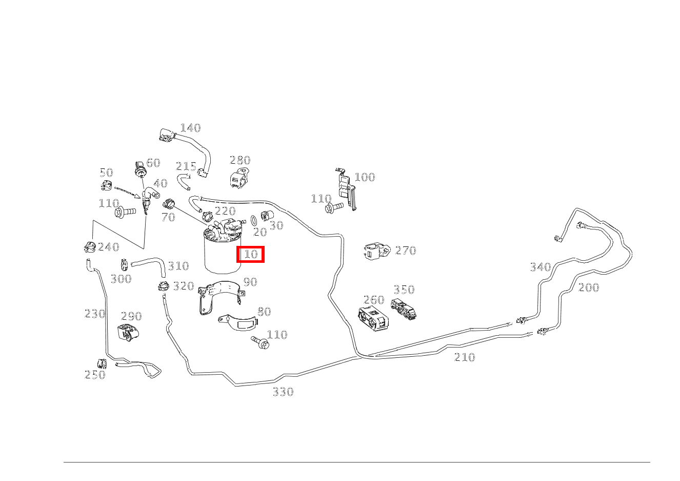 Kraftstofffilter CLA 200 Shooting Brake d 117