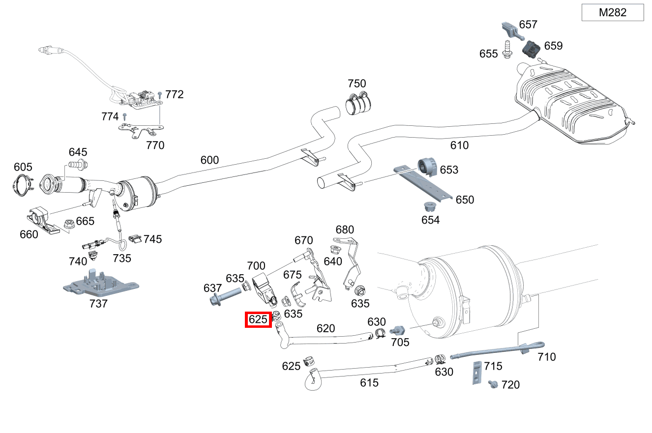 Schlauchschelle Abgasschläuche an Drucksensor; 14.5-15.5 MM B 180 253