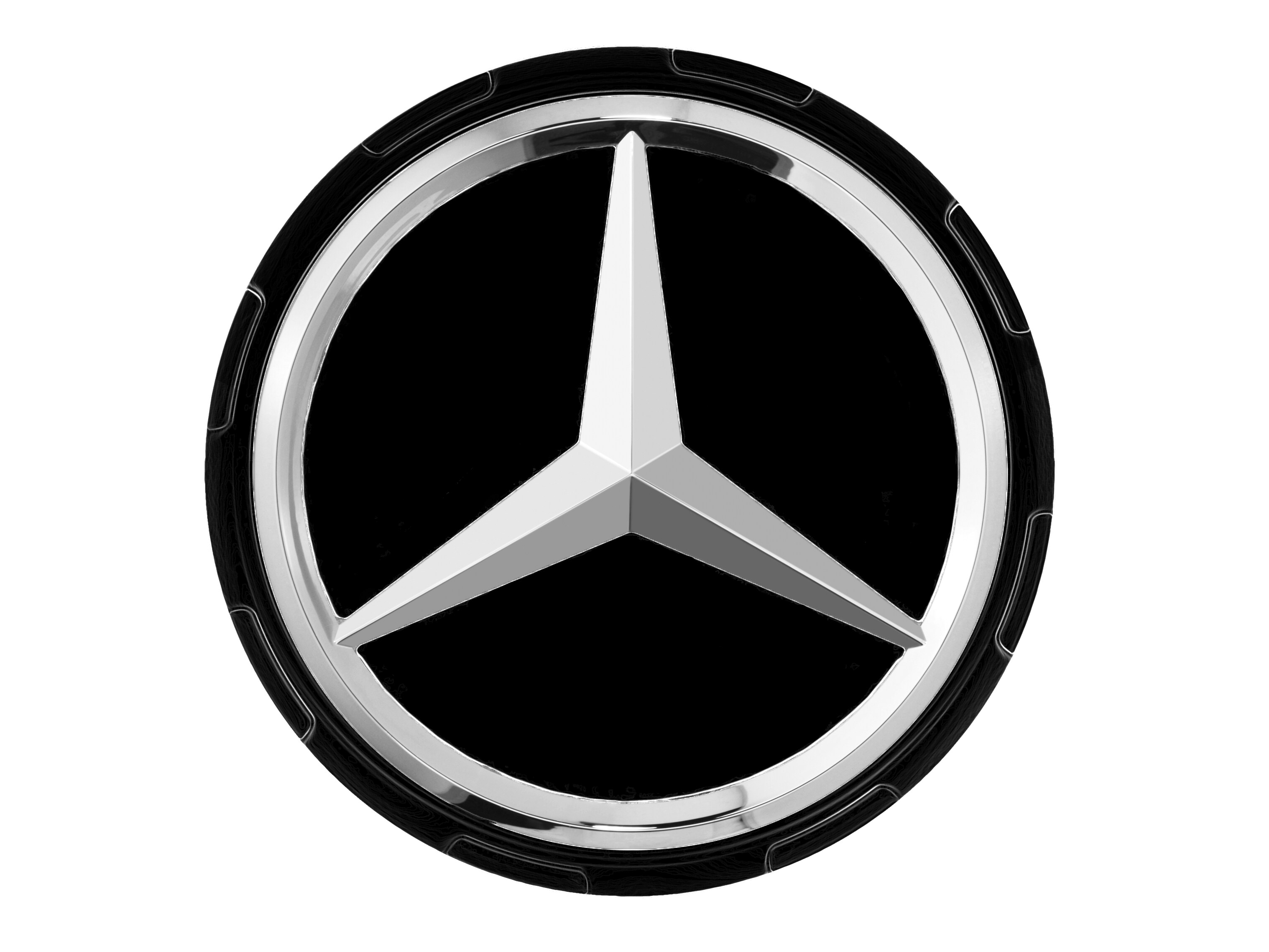 Mercedes-Benz - AMG Radnabenabdeckung, im Zentralverschlussdesign schwarz