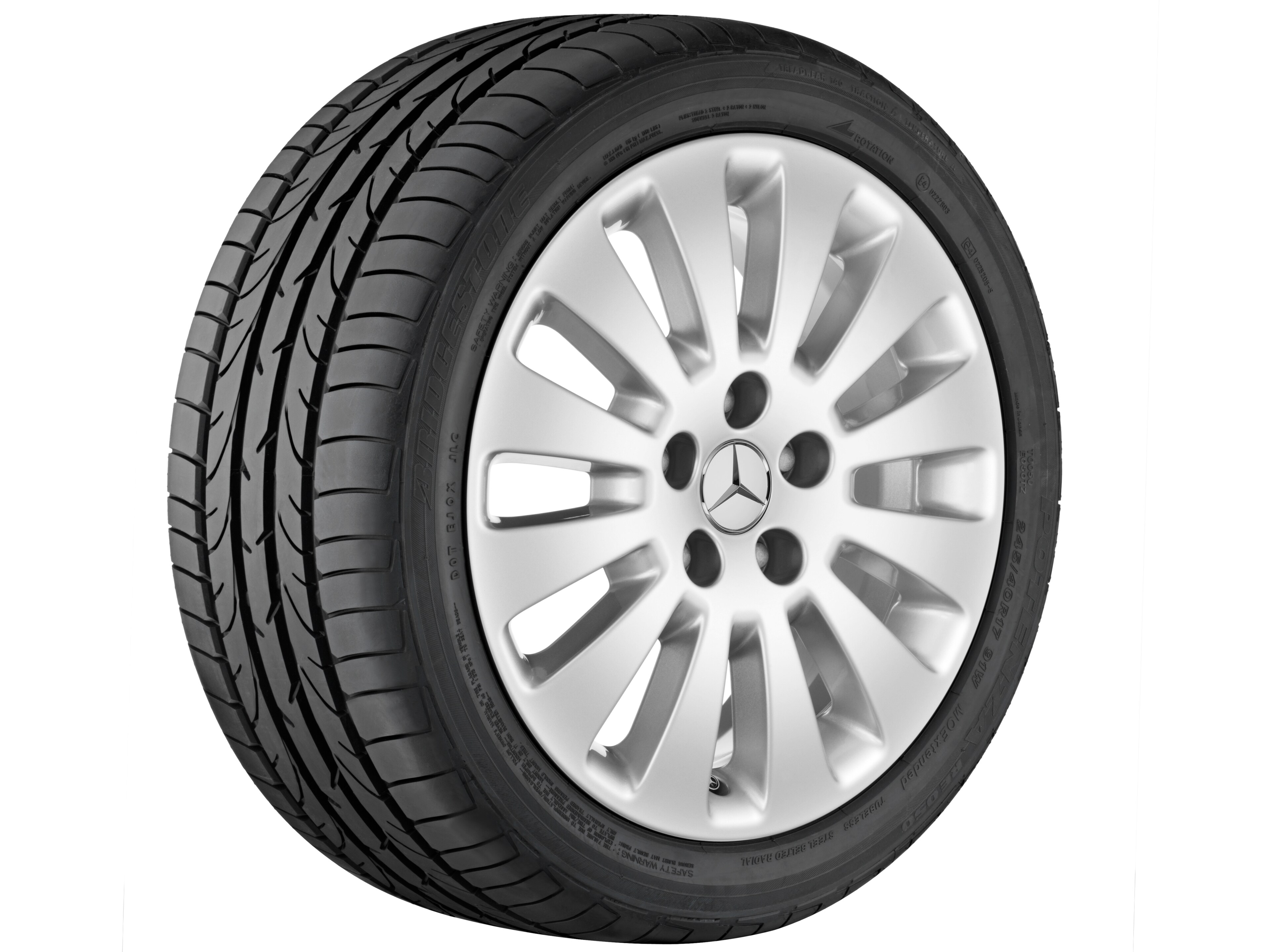 Mercedes-Benz - MB 12-Speichen-Rad, 40,6 cm (16 Zoll) MB 12-Speichen-Rad, 40,6 cm (16 Zoll)