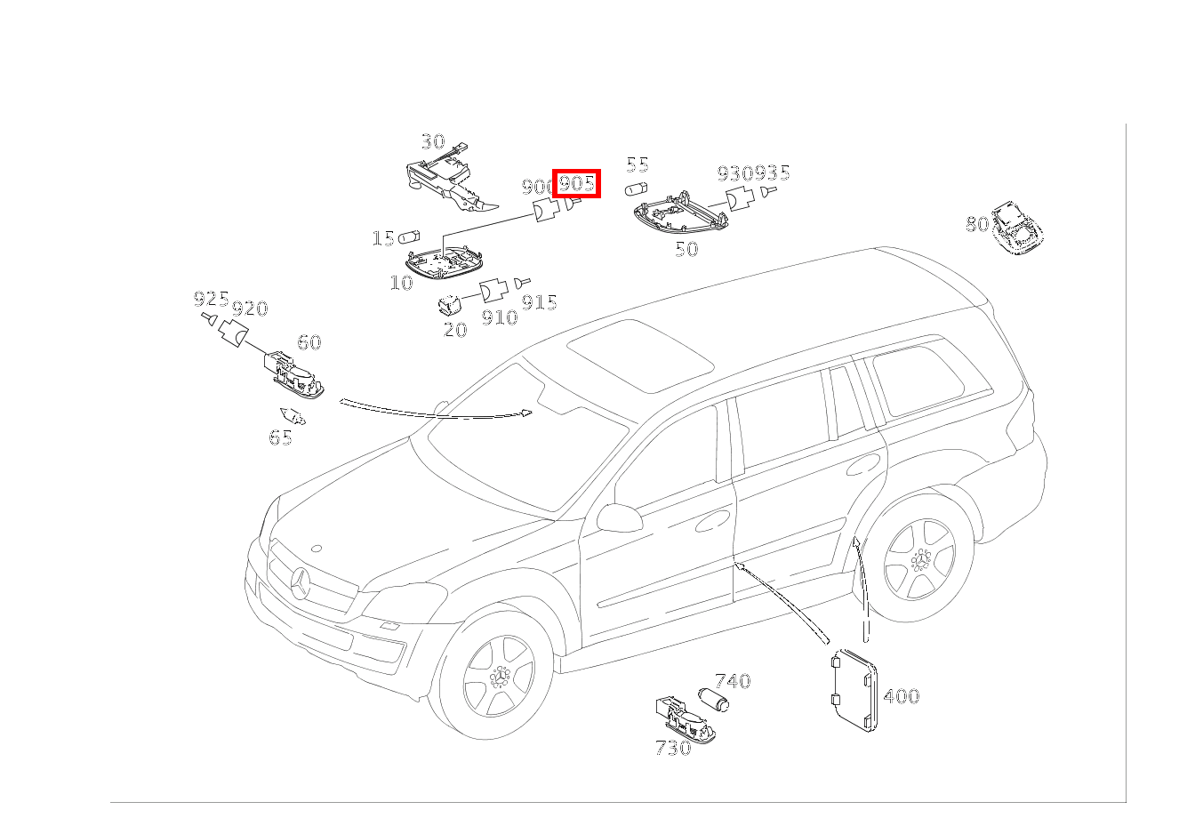 Kontaktbuchse 0.5-0.75 MM2 SLK2.8 GL 500 4MATIC Off-Roader 164