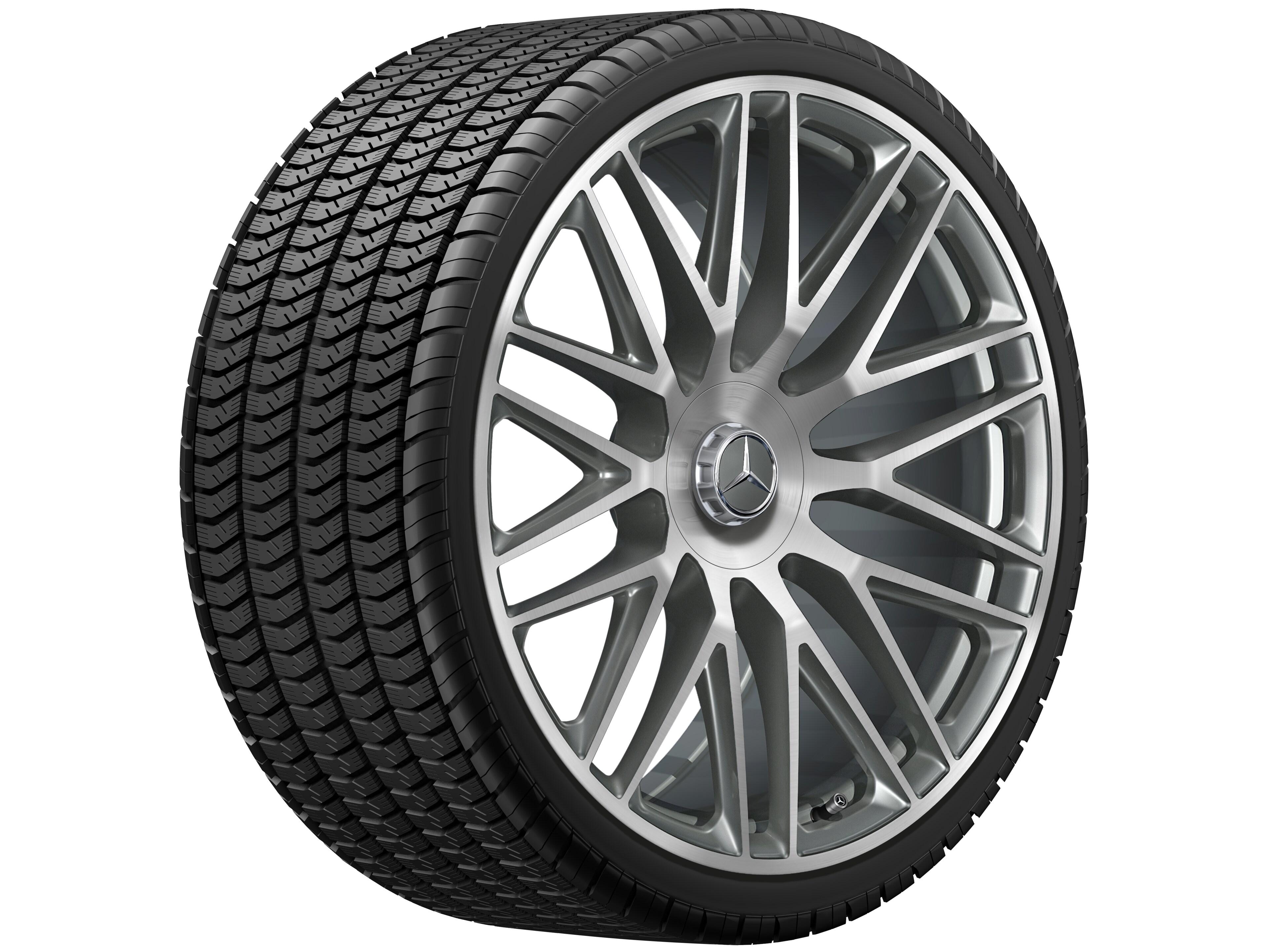 AMG Schmiederad, 23 Zoll, 10 J x 23 ET 45, titangrau, glanzgedreht