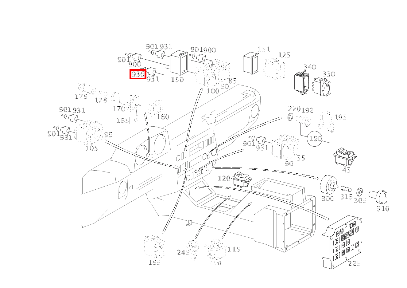FEDERSTECKER Vergoldet S97/6: S97/7:; 0.5-1.0 MM2 JPT G 300 CDI/4X4/3428 Lang 461