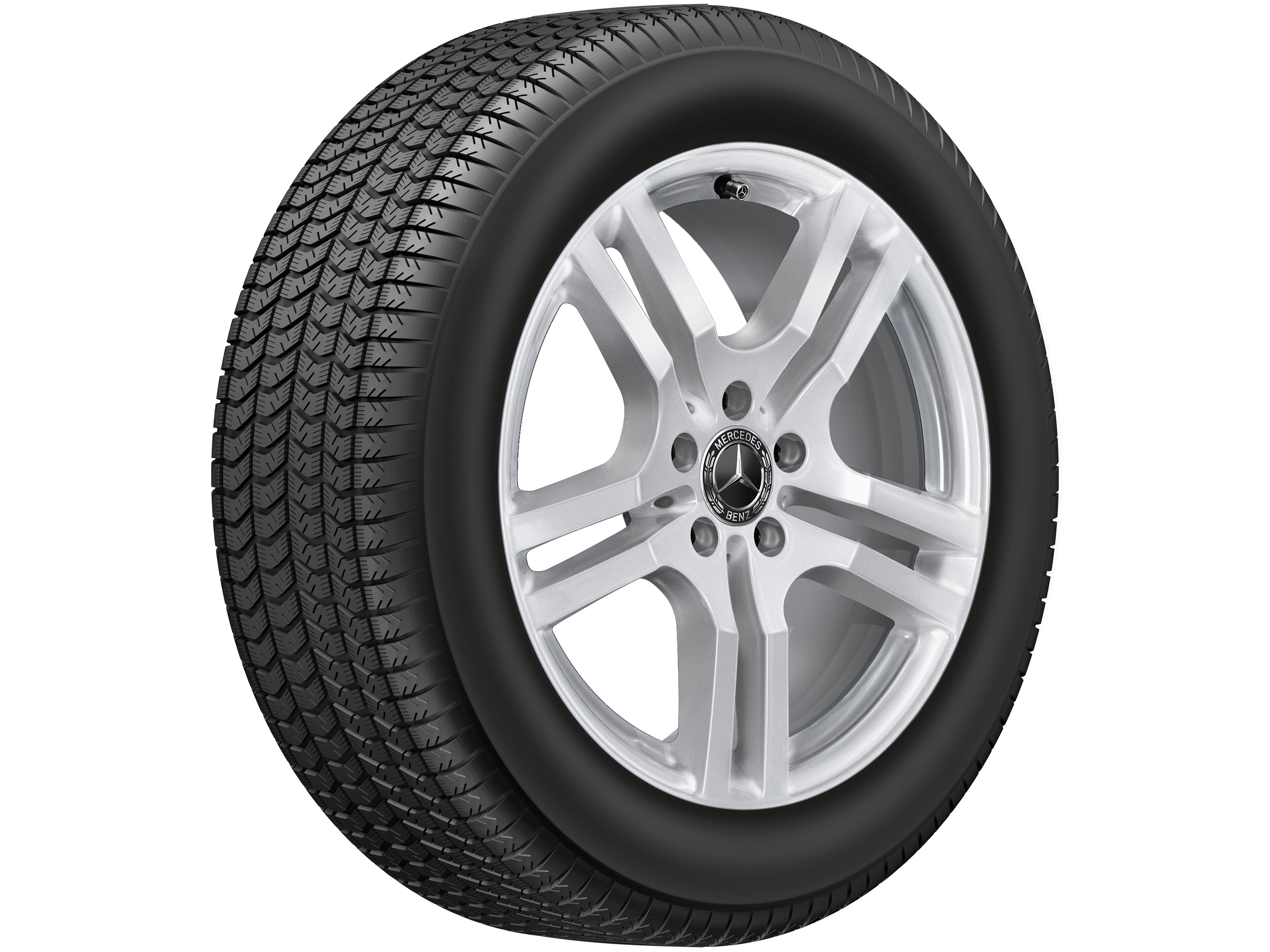 Mercedes-Benz - 5-Doppelspeichen-Rad, Aero, 45,7 cm (18 Zoll) 5-Doppelspeichen-Rad, Aero, 45,7 cm (18 Zoll)