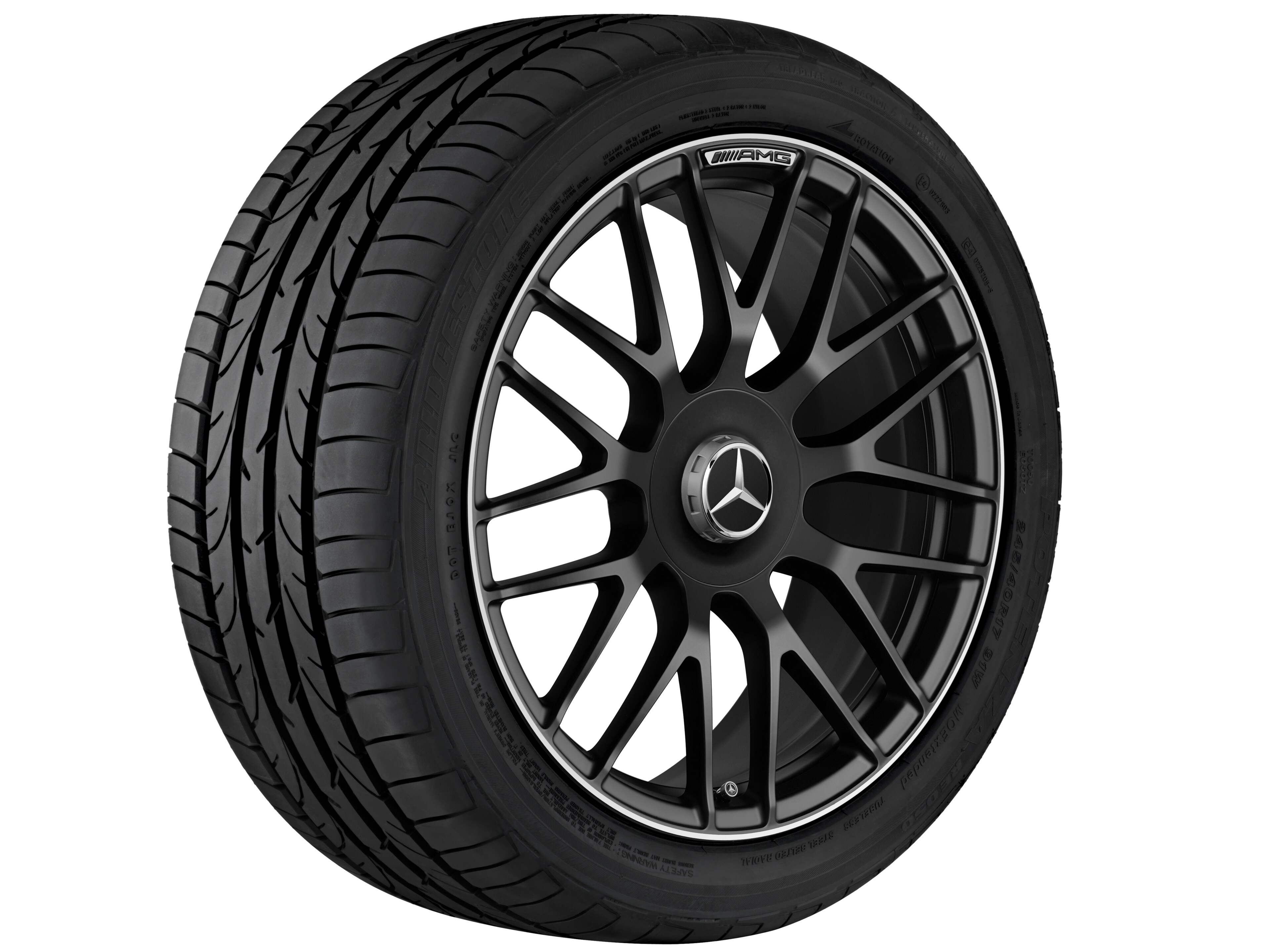 Mercedes-Benz - AMG Schmiederad im Kreuzspeichen-Design, 50,8 AMG Schmiederad im Kreuzspeichen-Design, 50,8