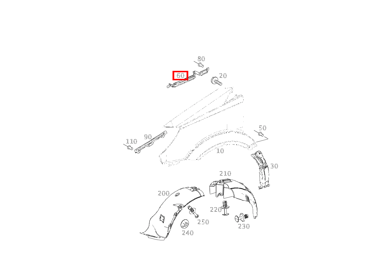Abstützung OBEN LINKS 906