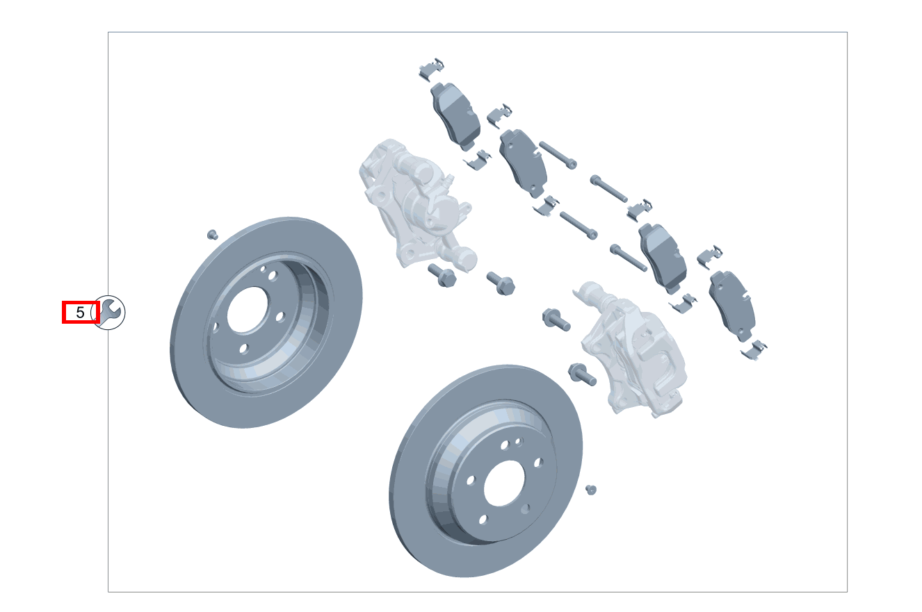 REP.SATZ BREMSSCHEIBE Links und rechts Vito Kastenwagen 116 BlueTEC K 201
