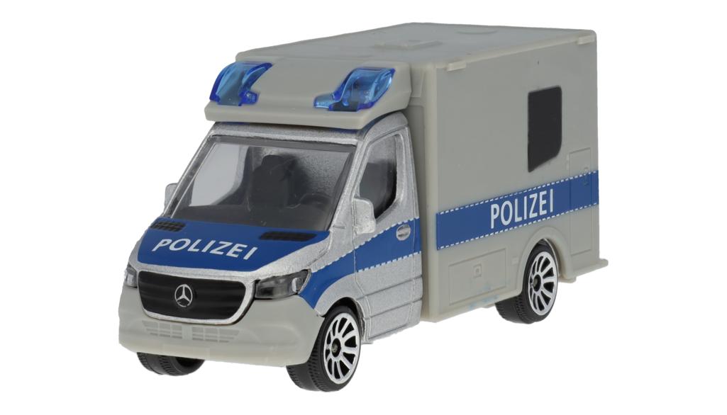 Sprinter, Polizei silberfarben, Majorette, 7,62 cm (3 Zoll)