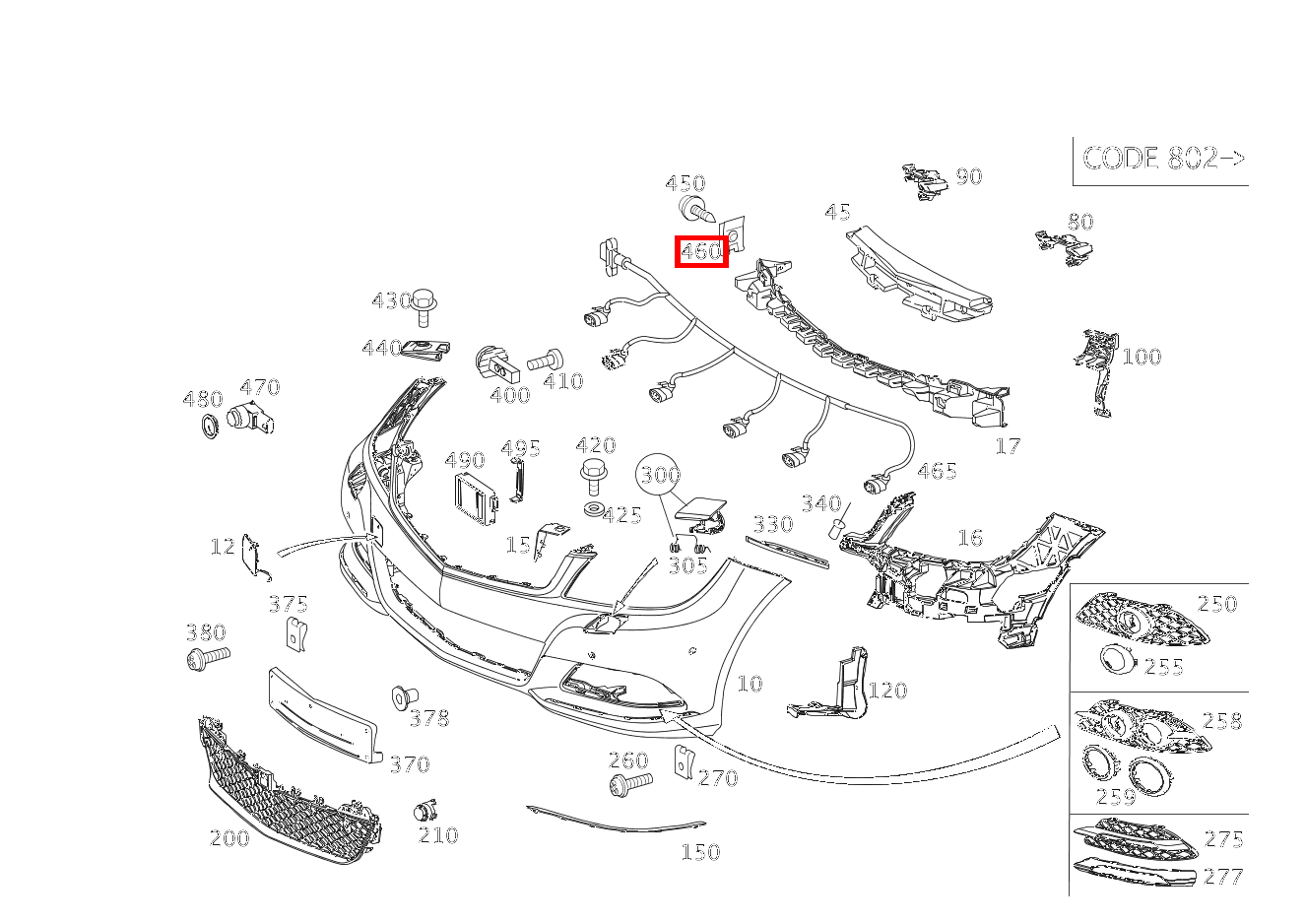 CLIPSMUTTER BLECHSCHRAUBE Stoßfänger an Halter Motorraumverkleidung C 180 KOMPRESSOR T-Modell BlueEFFICIENCY 240