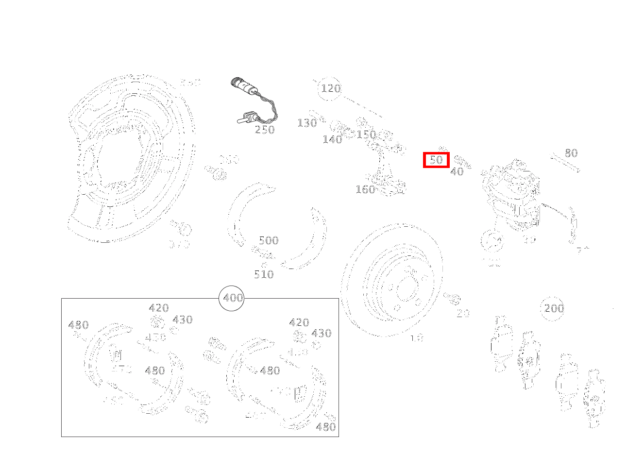 Schutzkappe ENTLUEFTUNGSVENTIL LINKS UND RECHTS SL500 230 Schutzkappe ENTLUEFTUNGSVENTIL LINKS UND RECHTS SL500 230