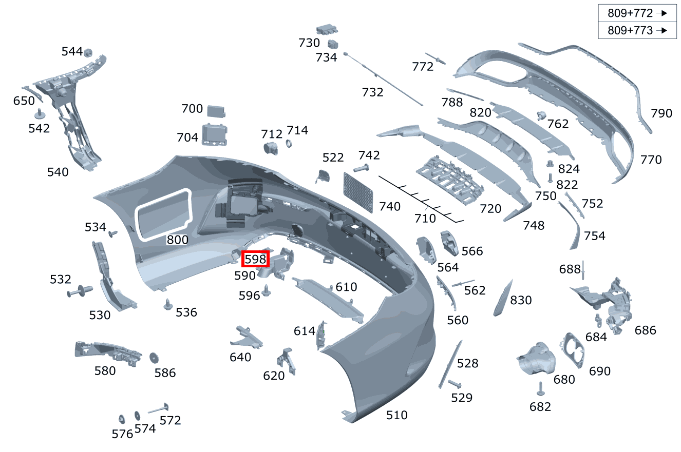 STECKMUTTER Stoßfänger an Karosserie CLK 320 COUPE 209