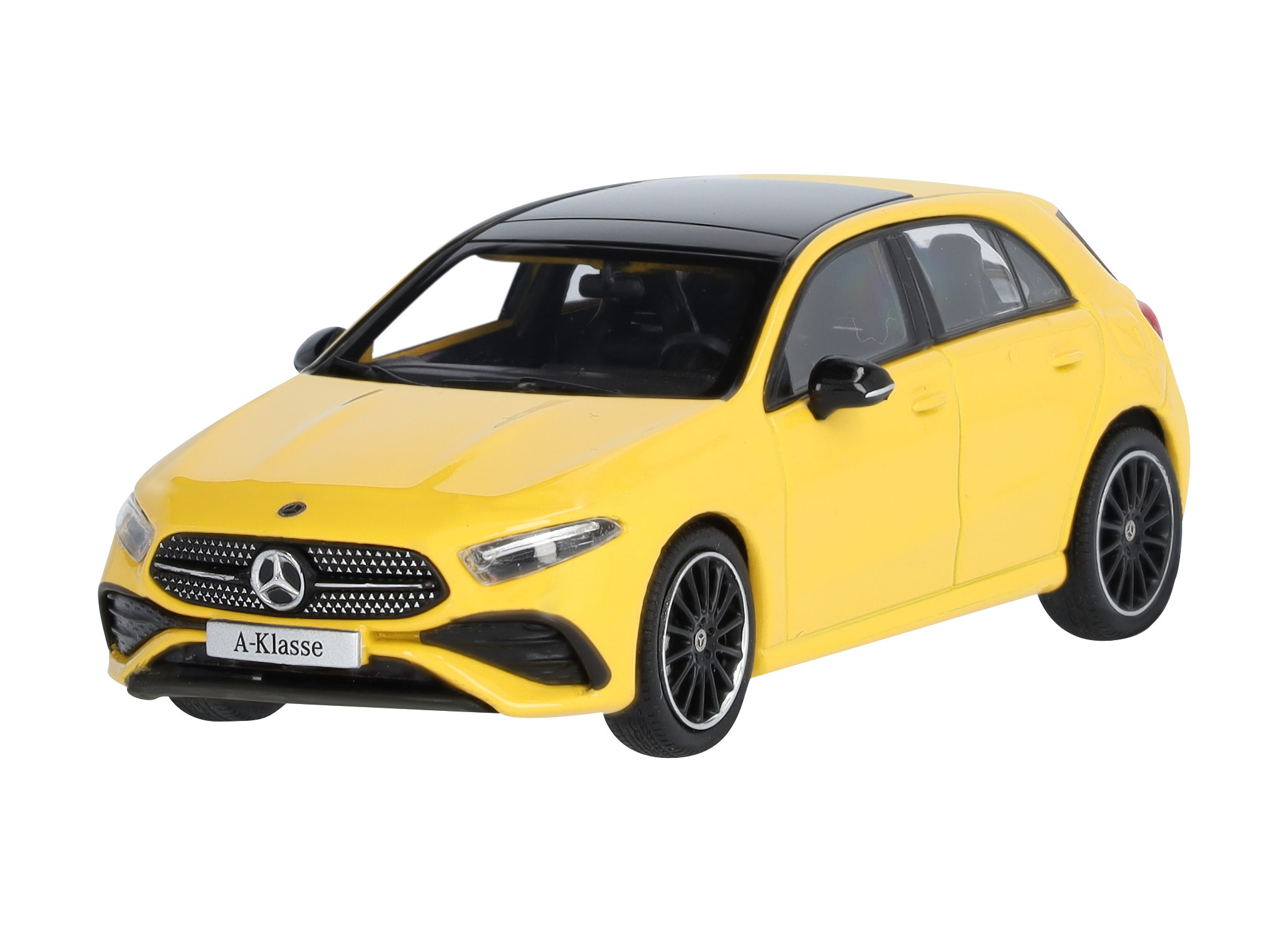 Mercedes-Benz - A-Klasse, Kompaktlimousine, AMG Line, W177 sonnengelb, Minimax, 1:43