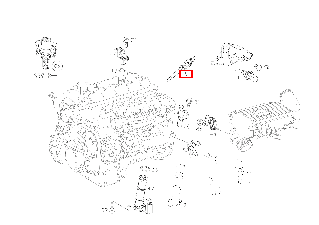 STABGLUEHKERZE 416 4X2 3550 460