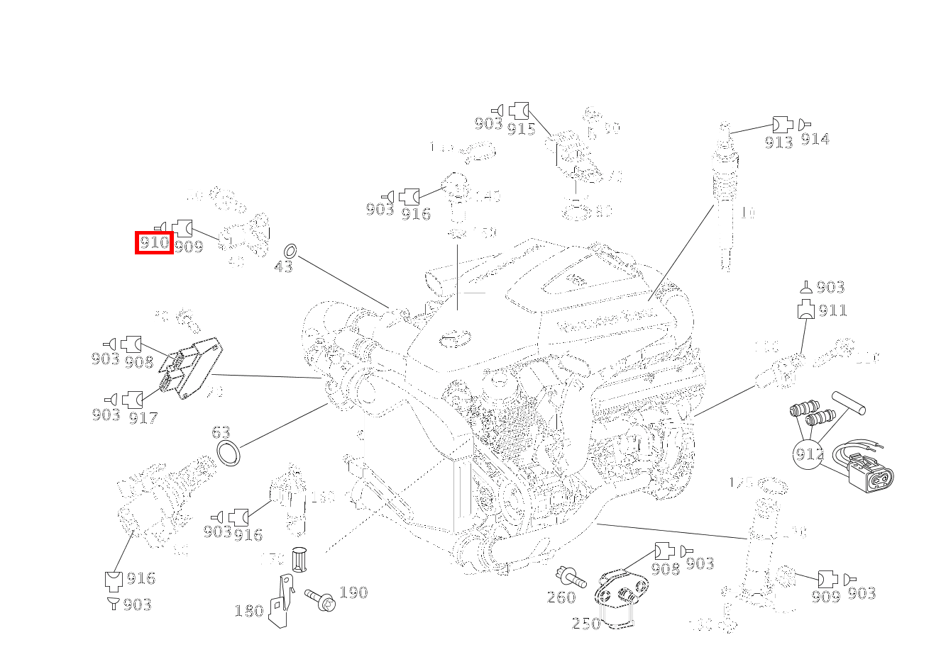 Kontaktbuchse 0.5-0.75 MM2 MQS ELA S 400 L CDI 220
