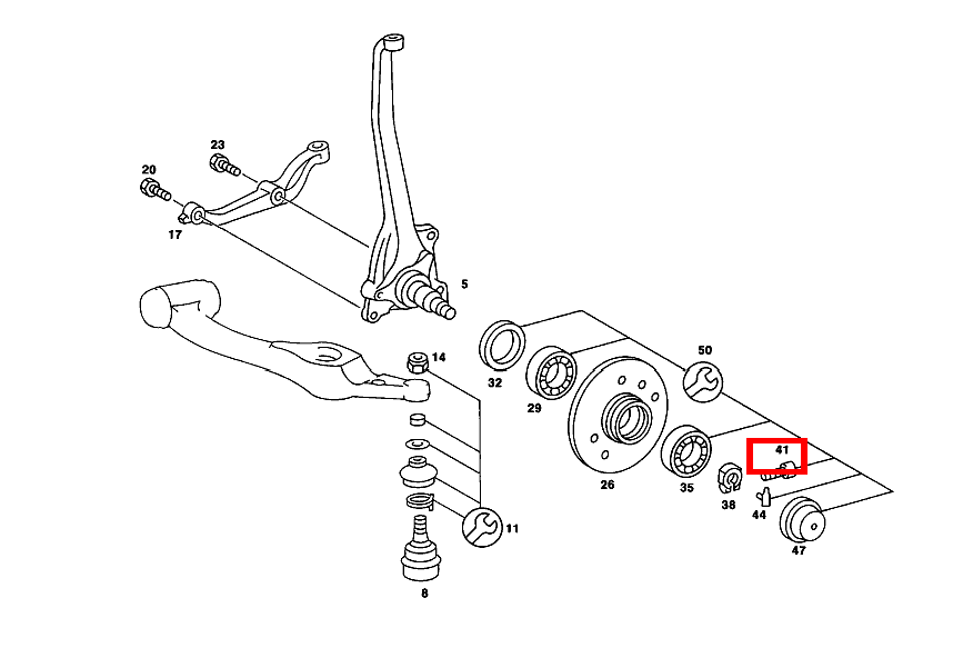 Zylinder-Schraube Vorderradnabe an Achsschenkel; M6X25 , , und 