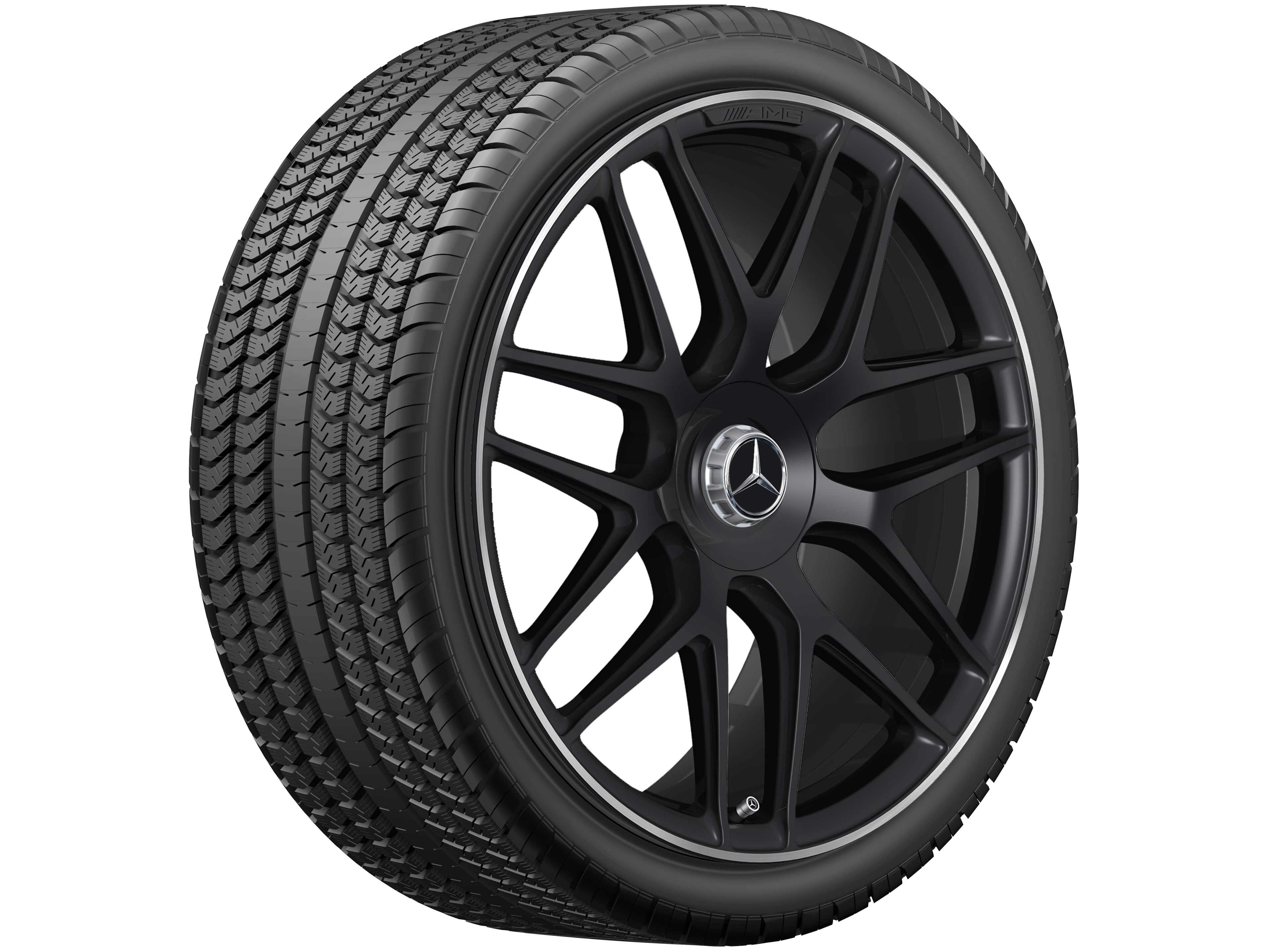 AMG Schmiederad im Kreuzspeichen-Design, 55,9 cm (