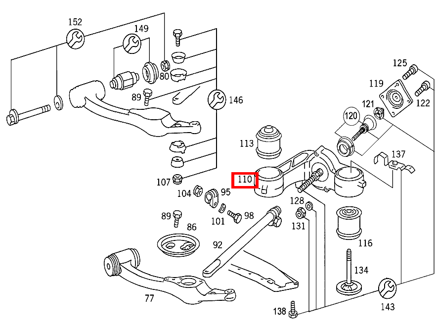Lagerbock LINKS 420 SEC COUPE mit Automatic 126 Lagerbock LINKS 420 SEC COUPE mit Automatic 126