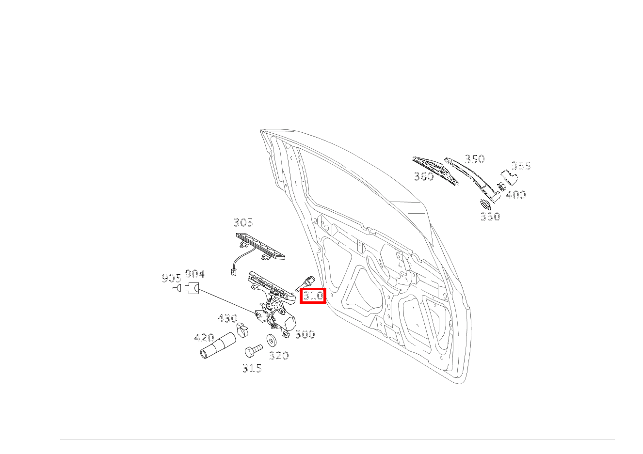 Düse Scheibenwaschanlage HECKWISCHER A 200 TURBO COUPE 169 Düse Scheibenwaschanlage HECKWISCHER A 200 TURBO COUPE 169