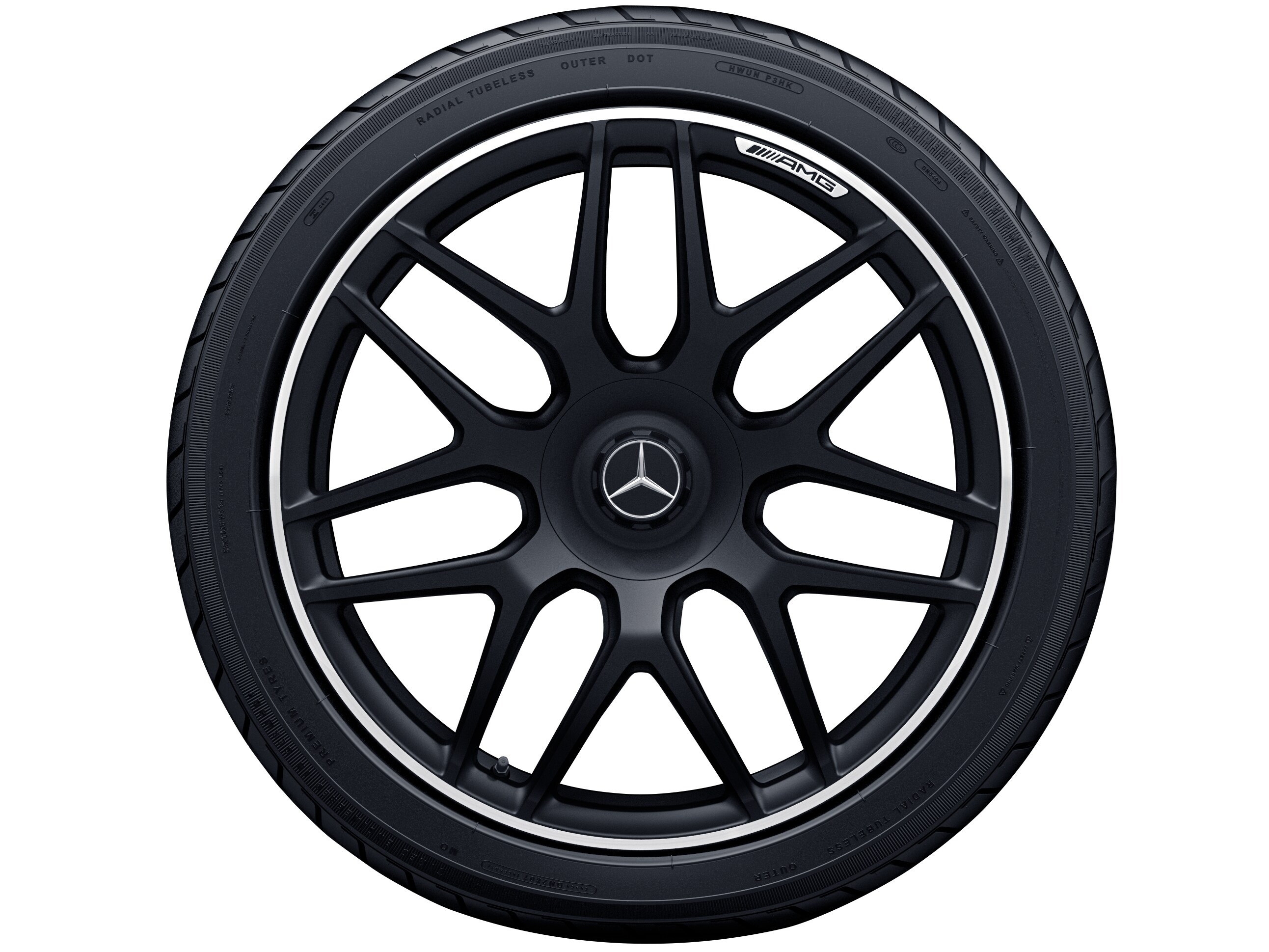 AMG Schmiederad im Kreuzspeichen-Design, 55,9