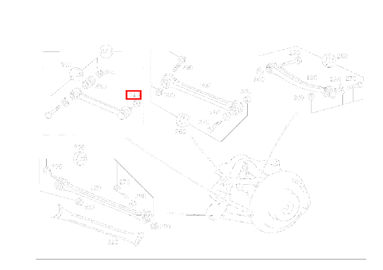 Sechskantmutter SPURSTANGE AN RADTRAEGER; M10 SL 600 Roadster mit Automatik 129